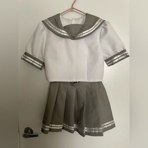 Girls nautical sailor suit